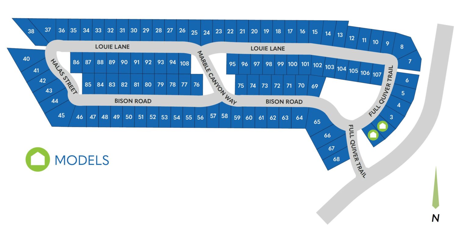 Site Map | Skyview in Prescott Valley, AZ by ECCO Homes